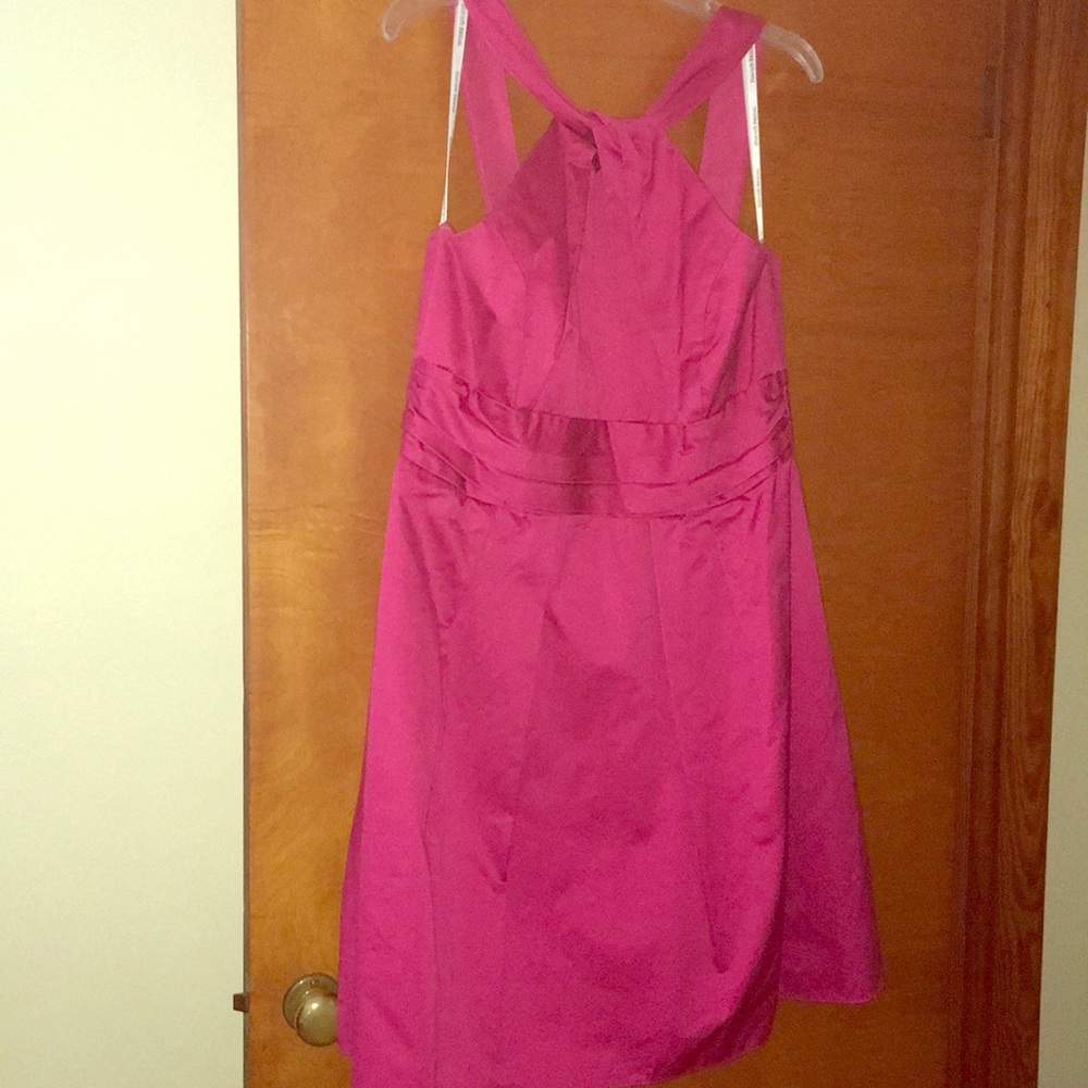 Pink bridesmaid dress